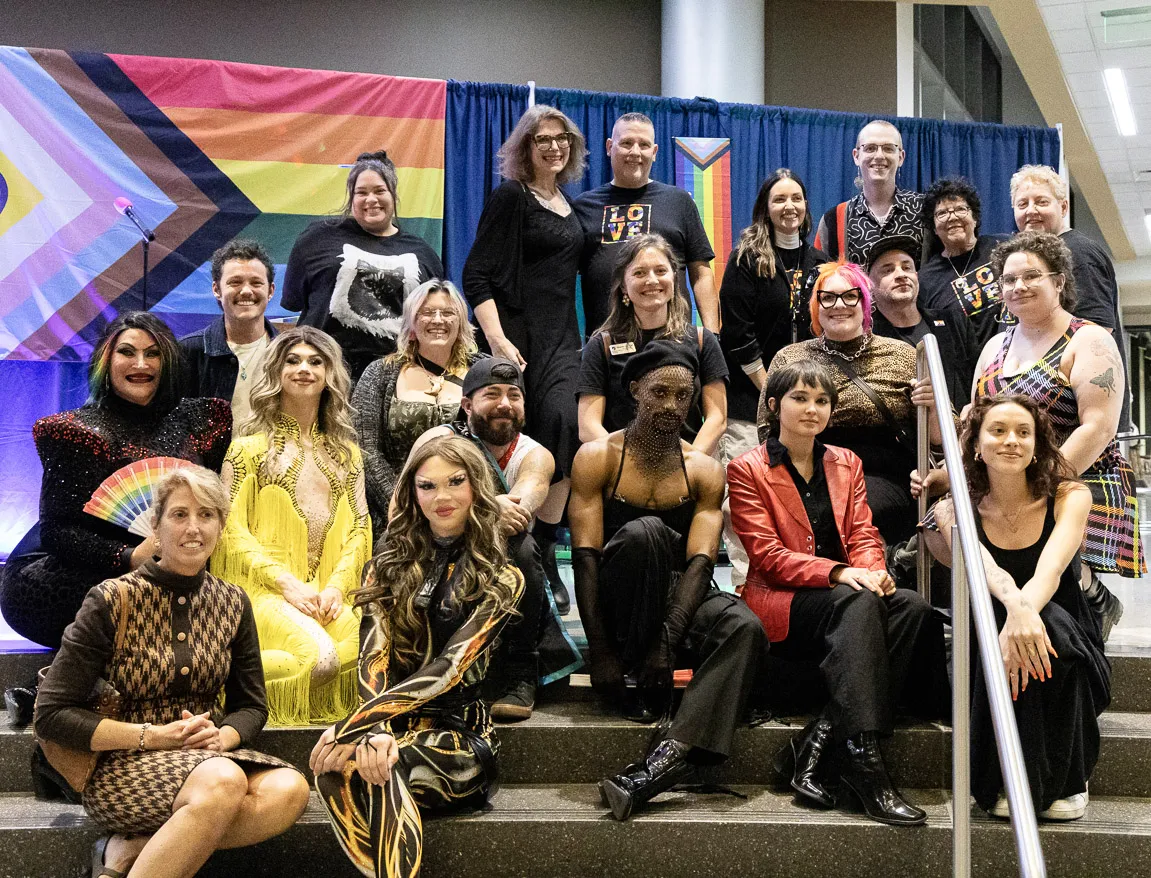 Queer Art Show Opening Night 2025 Group Photo