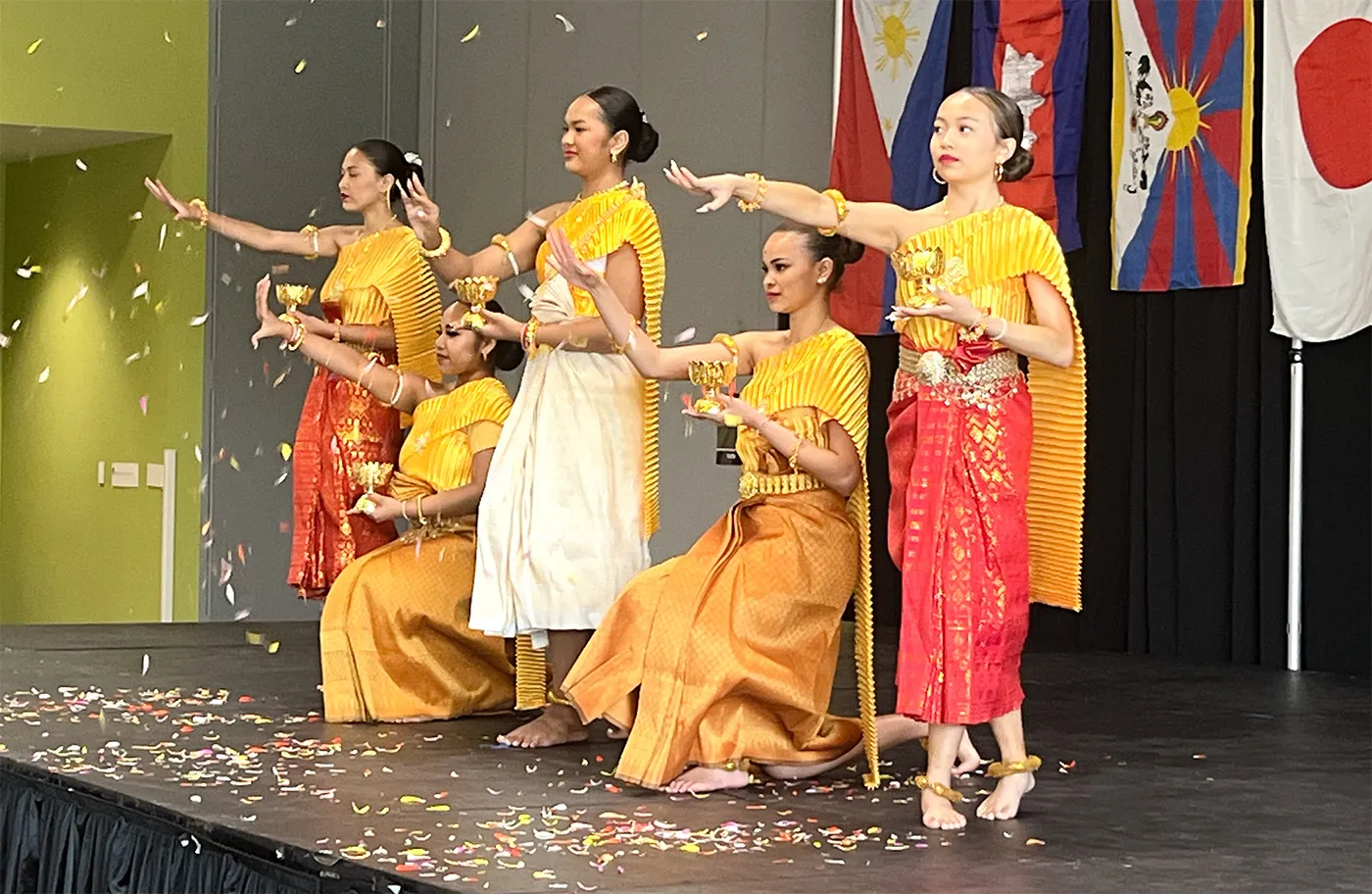 Performers at Asian American and Pacific Islander AAPI Celebration